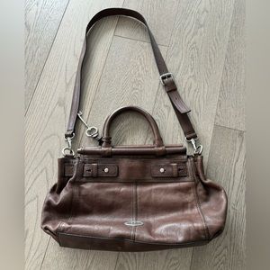 Dark brown Purse /satchel FOSSIL